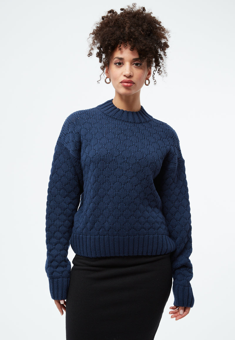 Givn Berlin GBJustine Sweater Water Blue (Merino)