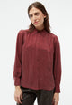 Givn Berlin Bluse GBKASIA aus Cupro (Bemberg™) mit Puffärmeln Blouse Cranberry