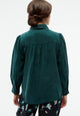 Givn Berlin Bluse GBKASIA aus Cupro (Bemberg™) mit Puffärmeln Blouse Dark Teal