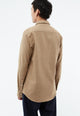 Givn Berlin GBKent Buttoned Shirt Beige / Grey (Melange)