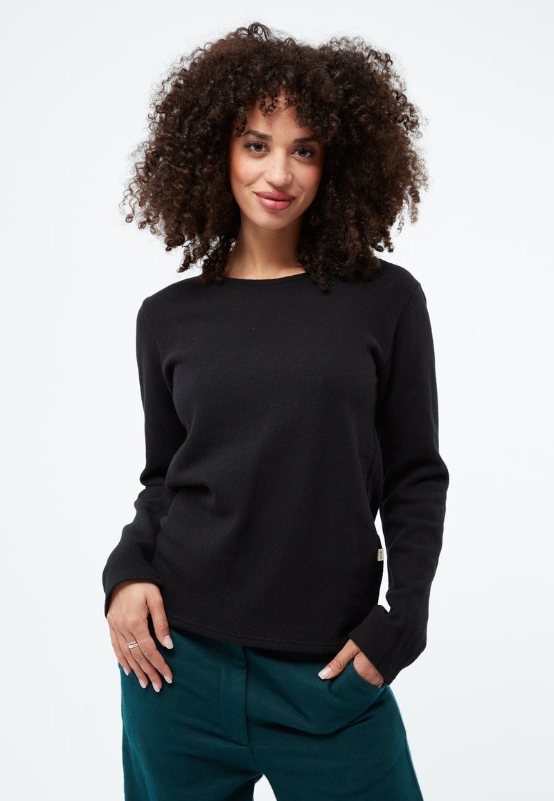 Givn Berlin Sweater GBLUCILLE aus recycelter Baumwolle Sweater Black