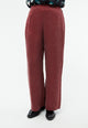 Givn Berlin Hose GBMARLA aus Cupro (Bemberg™) mit weitem Bein Trousers Cranberry