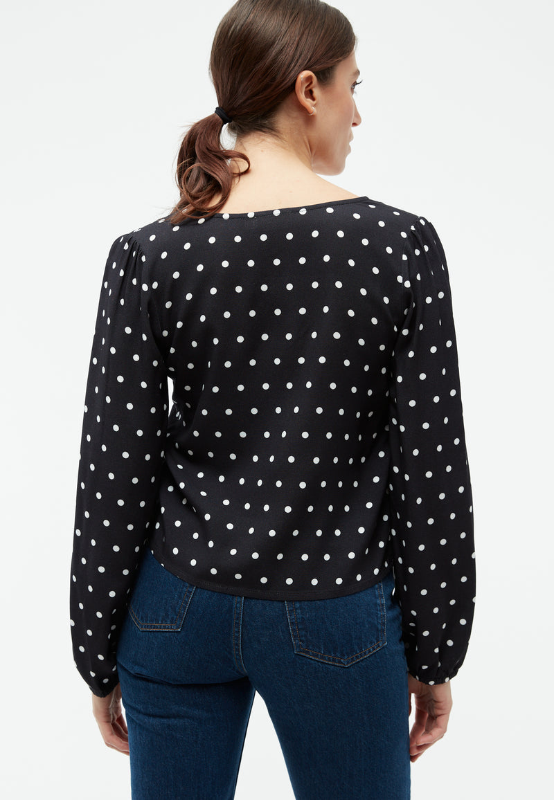 Givn Berlin GBTiara Blouse Black / White (Polkadots)