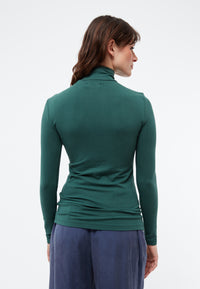 Givn Berlin Longsleeve GBVIDA aus TENCEL™ mit Rollkragen Longsleeve Cedar Green (Tencel)