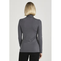 Givn Berlin Longsleeve GBVIDA aus TENCEL™ mit Rollkragen Longsleeve Shadow Grey (Tencel)