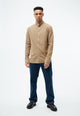 Givn Berlin GBWes Buttoned Shirt Beige / Grey (Melange)