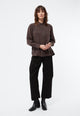 Givn Berlin Geraffte Bluse GBKASIA aus TENCEL™ mit Peach-Effekt Blouse Coffee Brown (Tencel)