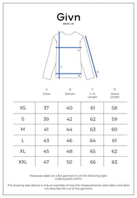 Givn Berlin Geripptes Longsleeve GBPATTY slim Fit aus Bio-Baumwolle Longsleeve Ice Blue (Rib)