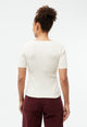 Givn Berlin Geripptes Shirt GBANAIS aus Bio-Baumwolle T-Shirt Off White