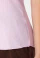 Givn Berlin Geripptes Top GBVICTORIA  aus Bio-Baumwolle Top Light Pink (Rib)