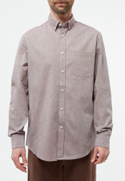 Givn Berlin Hemd GBBENNET aus Bio-Baumwolle mit Brusttasche Buttoned Shirt Burgundy (Melange)