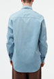 Givn Berlin Hemd GBBENNET aus Bio-Baumwolle mit Brusttasche Buttoned Shirt Gentle Blue (Melange)