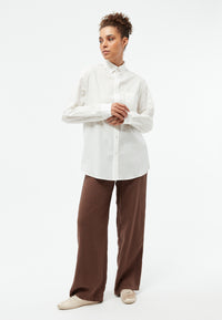 Givn Berlin Hemd GBBENNET aus Bio-Baumwolle mit Brusttasche Buttoned Shirt White (Structure)