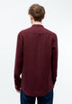 Givn Berlin Hemd GBWES regular aus Leinen mit Stehkragen Buttoned Shirt Burgundy (Linen)