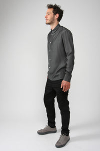 Givn Berlin Hemd KENT aus Baumwolle Buttoned Shirt Black