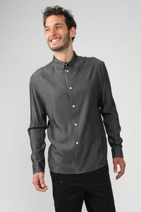 Givn Berlin Hemd KENT aus Baumwolle Buttoned Shirt Black