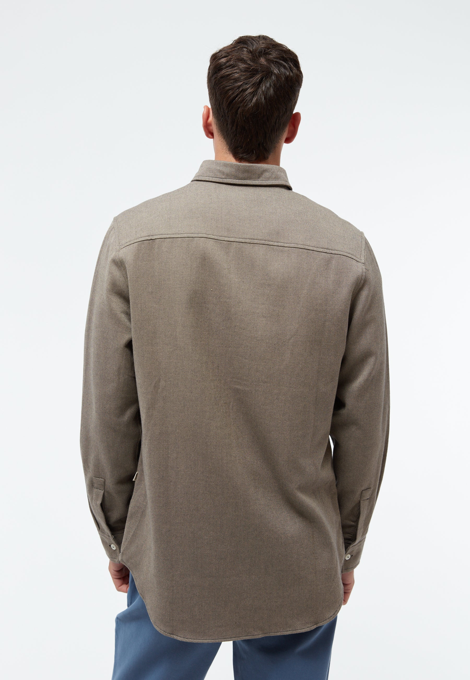 Givn Berlin Hemd MARLON aus Bio-Baumwolle Buttoned Shirt Camel