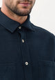 Givn Berlin Hemd OLIVER aus Bio-Baumwolle Buttoned Shirt Midnight Blue