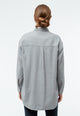 Givn Berlin Hemdbluse GBELIDA in langer Passform Blouse Mid Grey