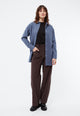 Givn Berlin Hemdbluse GBELIDA in langer Passform Blouse Yale Blue