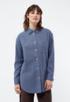 Givn Berlin Hemdbluse GBELIDA in langer Passform Blouse Yale Blue