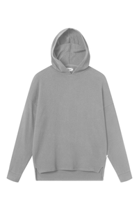 Givn Berlin Hoodie MONA aus recycelter Baumwolle Sweater Light Grey