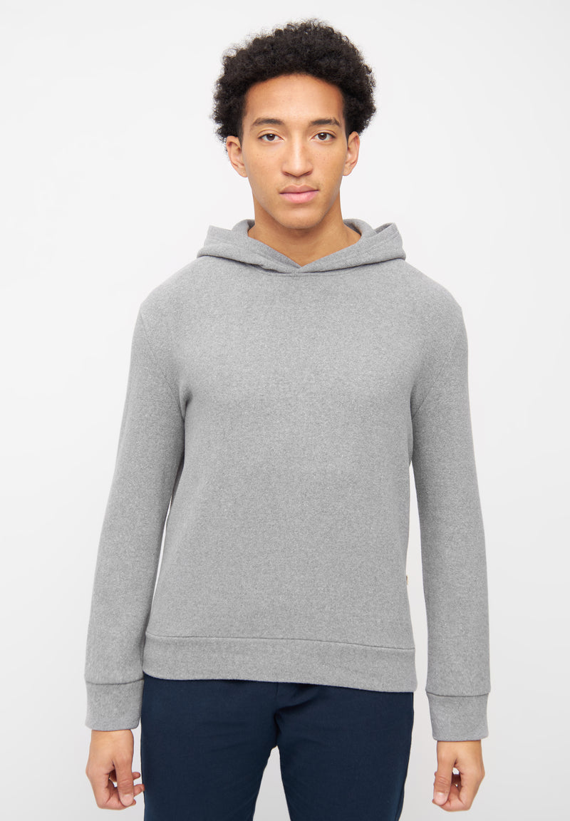 Givn Berlin Hoodie RAY aus recycelter Baumwolle Sweater Stone Grey