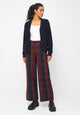 Givn Berlin Hose BEATRICE aus Bio-Baumwolle Trousers Blue / Brown / Red (Checked)