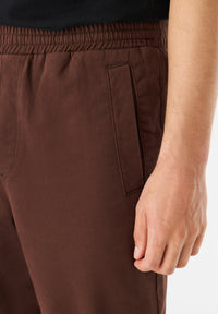 Givn Berlin Hose GBDARIUS aus Bio-Baumwolle mit elastischem Bund Trousers Sepia Brown