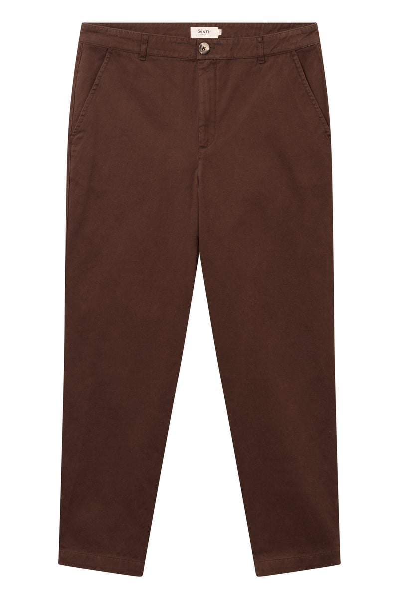 Givn Berlin Hose GBDAVE aus Bio-Baumwolle Trousers Sepia Brown