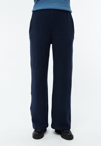 Givn Berlin Hose GBELSIE aus recycelter Baumwolle mit weitem Bein Trousers Blue