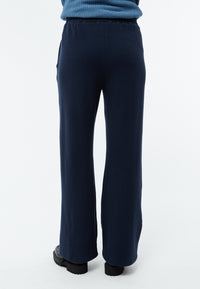 Givn Berlin Hose GBELSIE aus recycelter Baumwolle mit weitem Bein Trousers Blue