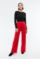 Givn Berlin Hose GBELSIE aus recycelter Baumwolle mit weitem Bein Trousers Racing Red