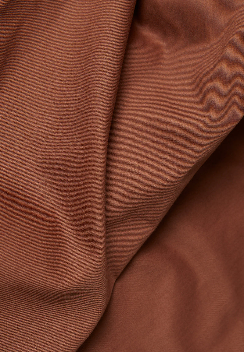 Givn Berlin Hose GBJORIS tapered aus Bio-Baumwolle Trousers Chestnut Brown