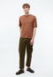Givn Berlin Hose GBJORIS tapered aus Bio-Baumwolle Trousers Olive