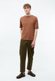 Givn Berlin Hose GBJORIS tapered aus Bio-Baumwolle Trousers Olive