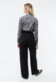Givn Berlin Hose GBLIZ aus Wolle mit weitem Bein Trousers Black
