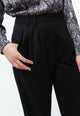 Givn Berlin Hose GBLIZ aus Wolle mit weitem Bein Trousers Black