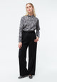 Givn Berlin Hose GBLIZ aus Wolle mit weitem Bein Trousers Black