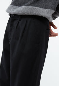 Givn Berlin Hose GBLORENZ aus Wolle mit Bundfalten Trousers Black