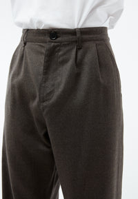 Givn Berlin Hose GBLORENZ aus Wolle mit Bundfalten Trousers Grey