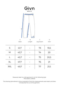 Givn Berlin Hose GBLORENZ aus Wolle mit Bundfalten Trousers Medium Grey
