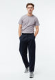 Givn Berlin Hose GBLORENZ aus Wolle mit Bundfalten Trousers Midnight Blue