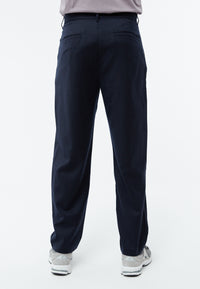 Givn Berlin Hose GBLORENZ aus Wolle mit Bundfalten Trousers Midnight Blue