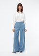 Givn Berlin Hose GBMARLA relaxed aus TENCEL™ mit Peach-Effekt Trousers Cloudy Blue (Tencel)