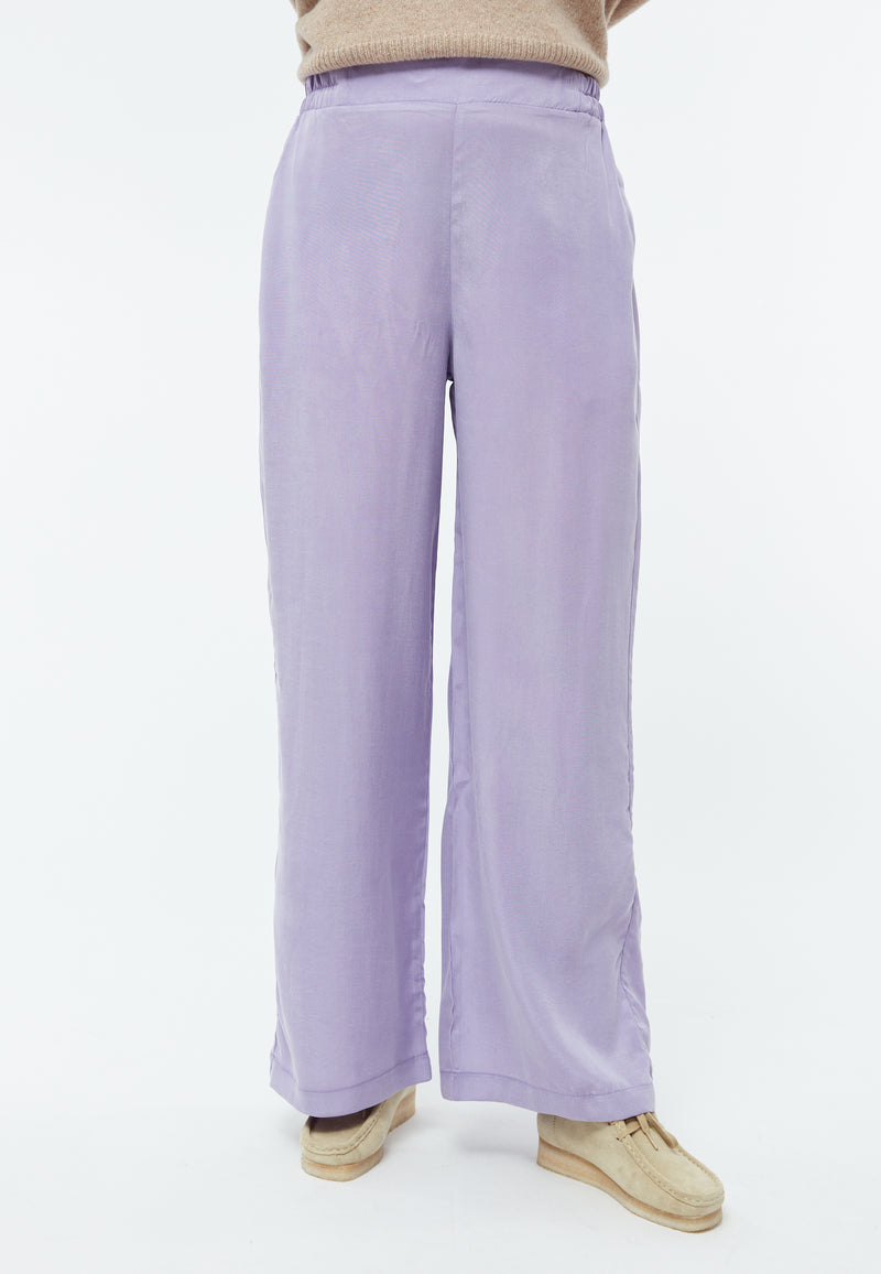 Givn Berlin Hose GBMARLA relaxed aus TENCEL™ mit Peach-Effekt Trousers Light Amethyst (Tencel)