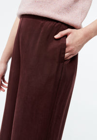 Givn Berlin Hose GBMARLA relaxed aus TENCEL™ mit Peach-Effekt Trousers Wine Red (Tencel)