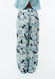 Givn Berlin Hose GBMARLA relaxed aus TENCEL™ mit Peach-Effekt Trousers Gentle Blue (Dreamy Florals)