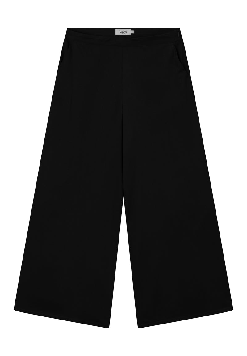 Givn Berlin Hose GBMARLEEN wide leg aus LENZING™ ECOVERO™ Trousers Black