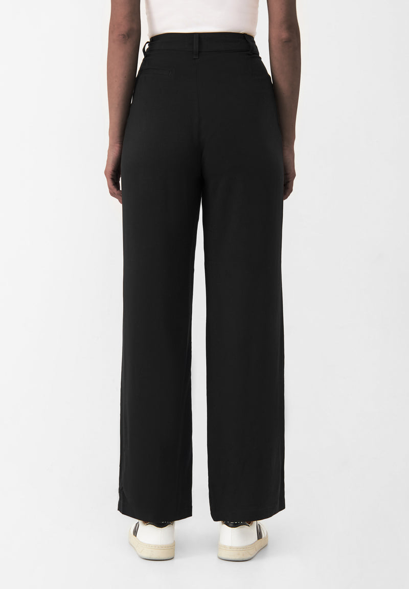 Givn Berlin Hose GBOLA aus LENZING™ ECOVERO™ mit Bundfalten Trousers Black